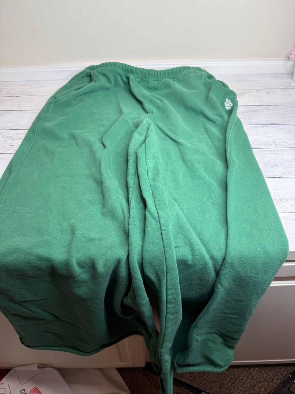 Free People Forest Green sweatpants with pockets - Picture 4 of 6